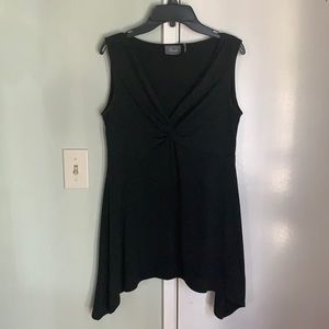 Strazzi Black Sleeveless Tunic